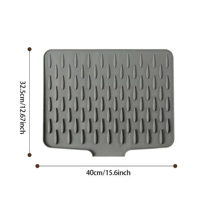 1PC Multi-Functional & Foldable Silicone Drainage Mat for Kitchen Tableware Non-Slip Mats Anti-Scald Coaster Kitchen Utensils